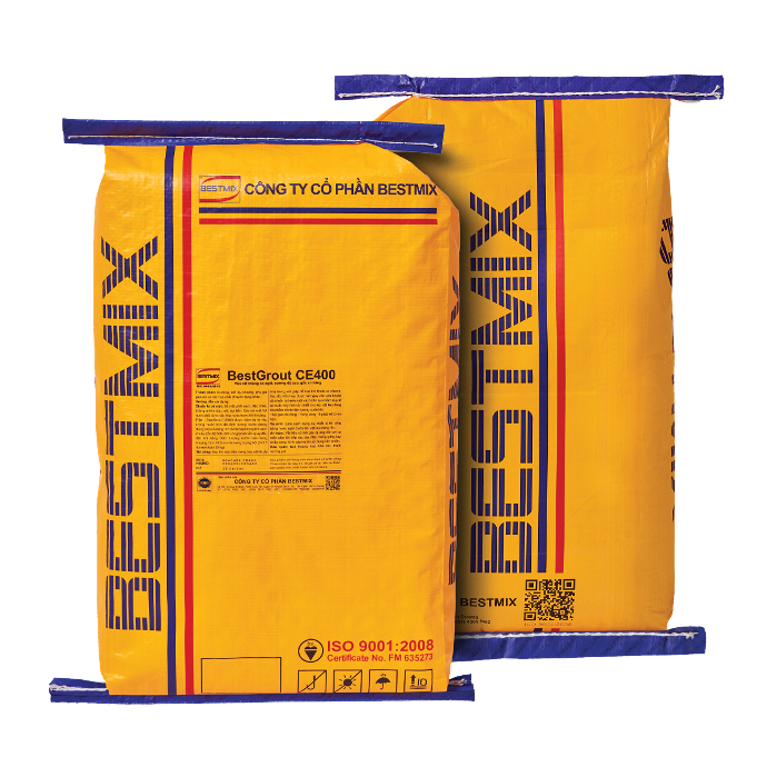 BestGrout CE400 bao 25Kg vữa rót không co ngót, cường độ cao, gốc xi măng