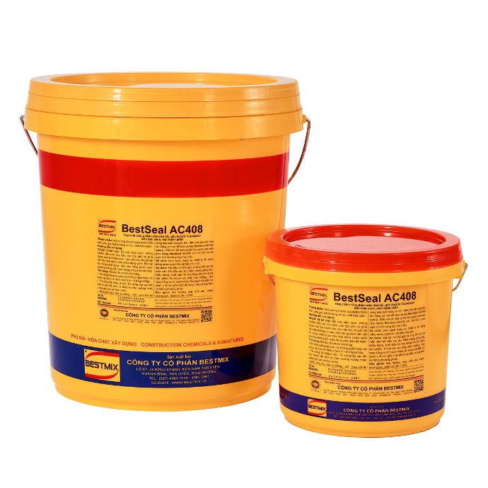 BestSeal AC408 thùng 20Kg màng chống thấm siêu đàn hồi, gốc Acrylic Co-polymer biến tính nano