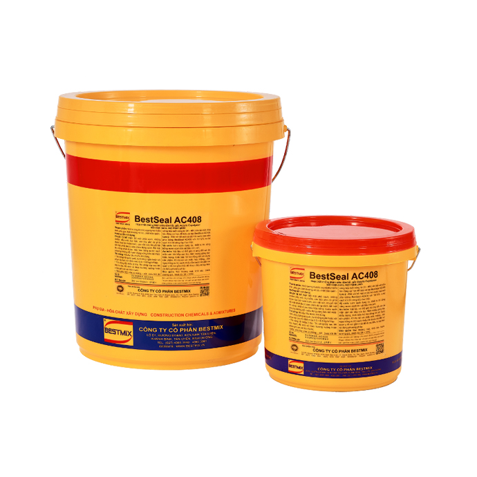 BestSeal AC408 thùng 4Kg màng chống thấm siêu đàn hồi, gốc Acrylic Co-polymer biến tính nano
