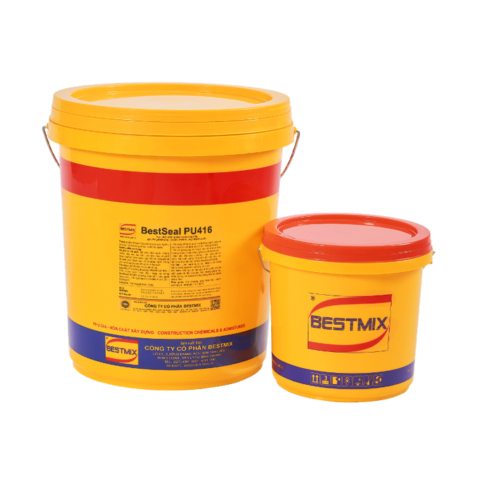 BestSeal PU416 thùng 5Kg màng chống thấm nhựa polyurethane-Acrylic gốc nước