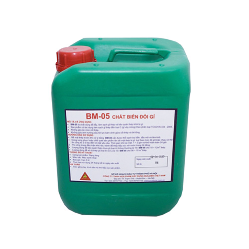 Chất biến đổi gỉ sắt thép BM-05 can 5 lít