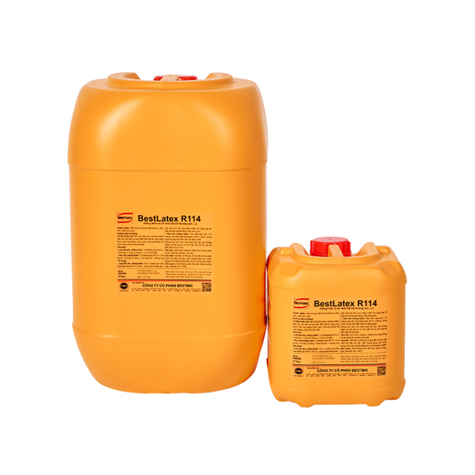 BestLatex R114 can 5 lít chống thấm và tác nhân kết nối bê tông cũ - mới 