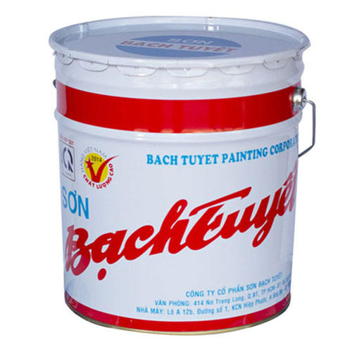 Sơn chống rỉ đỏ mờ Bạch Tuyết 16Kg
