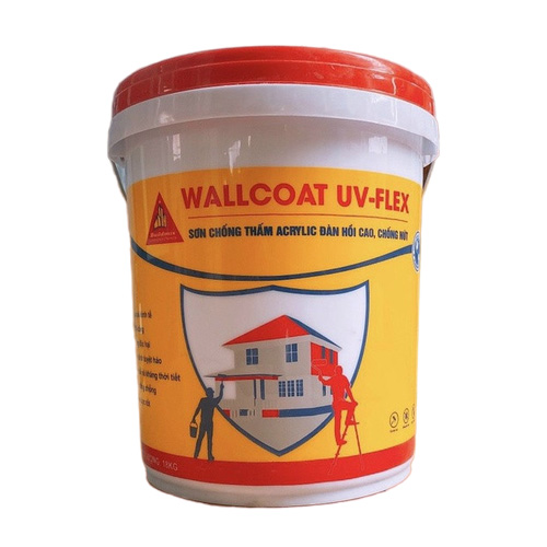 Sơn chống thấm tường ngoài Buildmix Wallcoat UV-Flex thùng 18kg