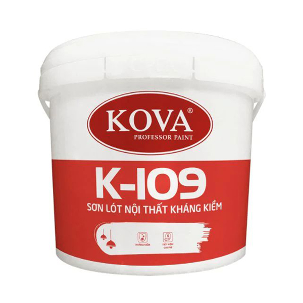 Sơn lót nội thất kháng kiềm KOVA K-109 lon 3.5 lít