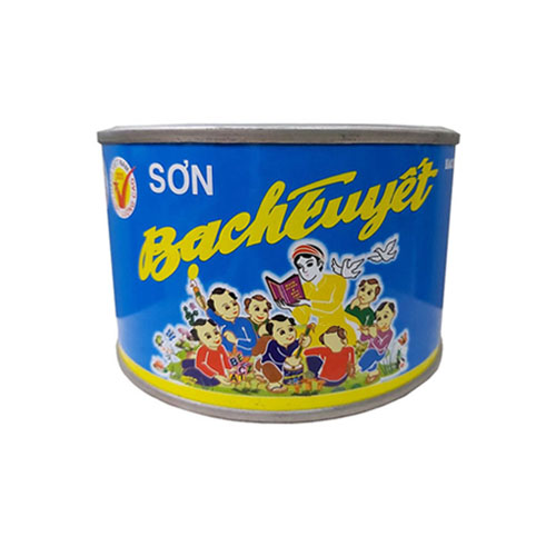 Sơn mạ kẽm trắng, xám, đen mờ Bạch Tuyết 0.4kg