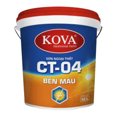 Sơn ngoại thất bền màu cao cấp KOVA CT-04 thùng 16 lít