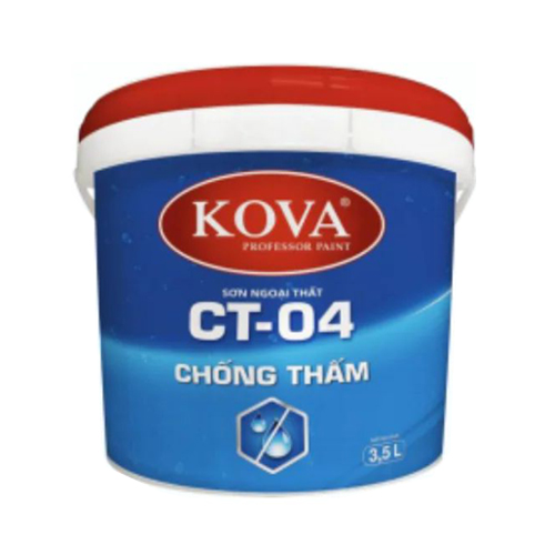 Sơn ngoại thất cao cấp chống thấm KOVA CT-04 lon 3.5 lít