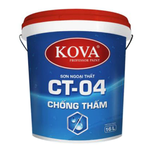 Sơn ngoại thất chống thấm cao cấp KOVA CT-04 thùng 16 lít