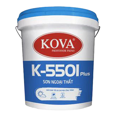 Sơn ngoại thất KOVA K-5501 Plus cao cấp thùng 16 lít