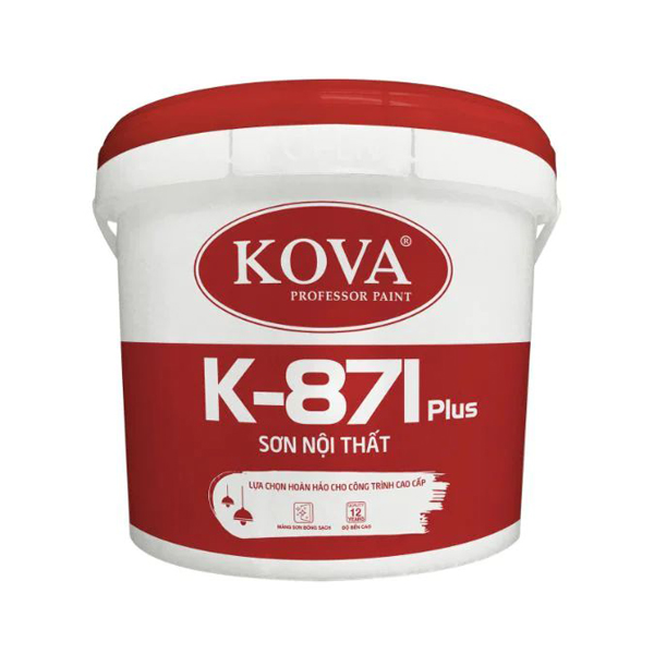 Sơn nội thất cao cấp KOVA K-871 Plus lon 3.5 lít