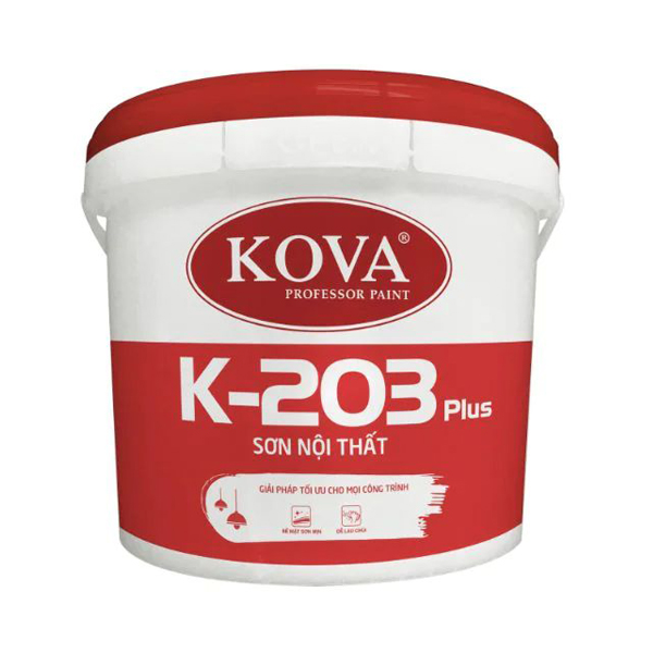 Sơn nội thất KOVA K-203 Plus lon 3.5 lít