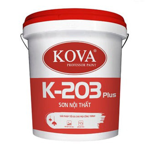 Sơn nội thất KOVA K-203 Plus thùng 16 lít
