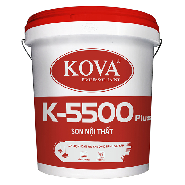 Sơn nội thất KOVA K-5500 Plus cao cấp thùng 16 lít