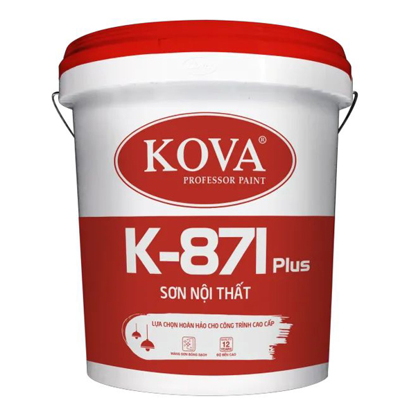 Sơn nội thất KOVA K-871 Plus cao cấp thùng 16 lít