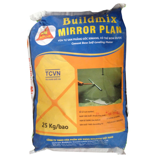 Vữa tự san gốc xi măng Buildmix Mirror PLAN bao 25kg